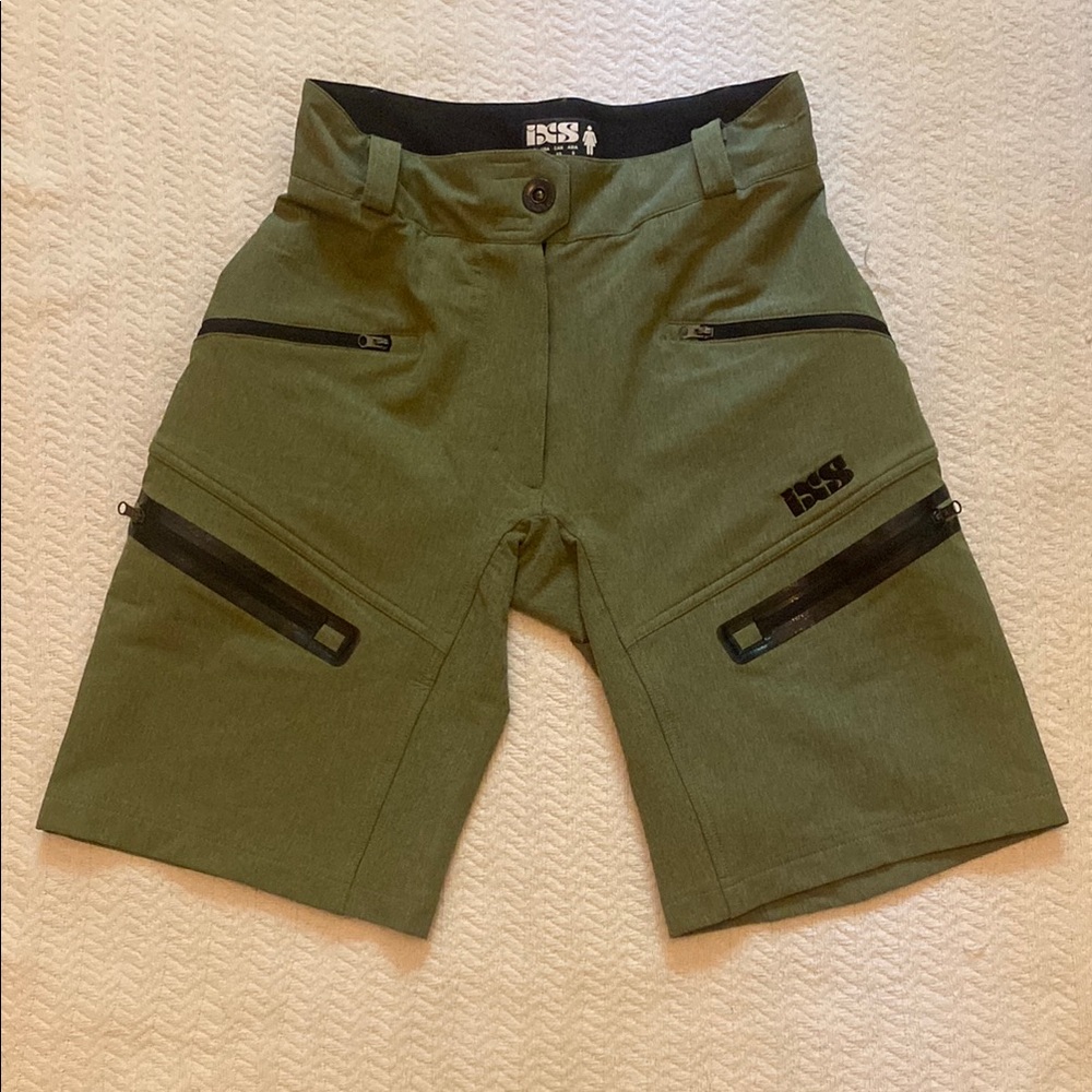 Women’s IXS Green Biker shorts (size XS)